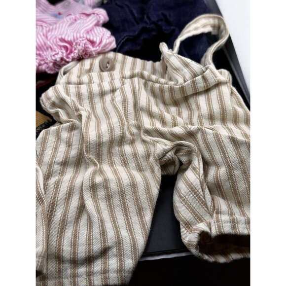 Vtg 1980s Doll Clothes TLC Overalls Dress Some Need Repair Unbranded 5 Pieces - Picture 3 of 16